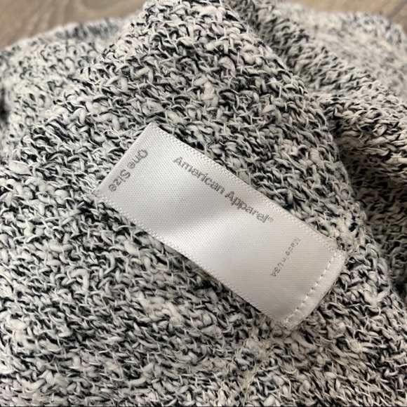 American Apparel Reversible Easy Sweater Grey O/S - Picture 14 of 14